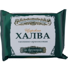 Халва Тахинно-арахисовая на фруктозе Азовская КФ 180гр