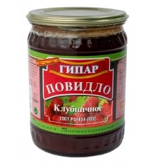 Повидло клубничное Гипар 630г