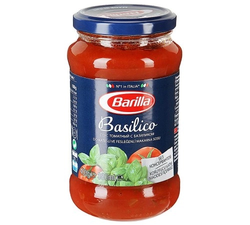Соус томатный с базиликом Basilico Барилла 400 гр Соус томатный с базиликом Basilico Барилла 400 гр