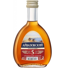 Коньяк армянский 5 звезд Айвазовский 40% 0,05л