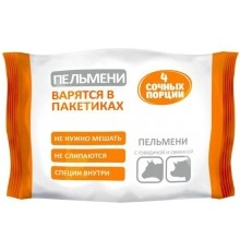 Пельмени с говядиной и свининой 4 сочных порции 800 гр