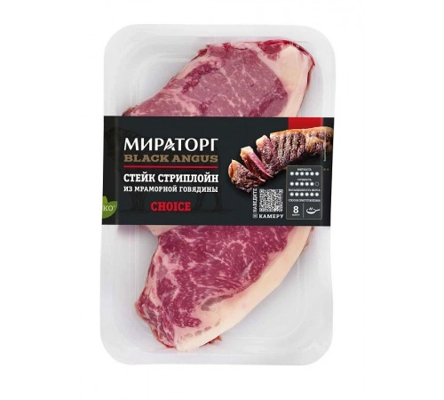 Стейк Стриплойн Чойз Мираторг 640 гр Стейк Стриплойн Чойз Мираторг 640 гр