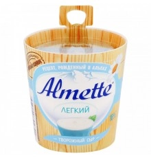Сыр творожный легкий Альметте 150г 18%