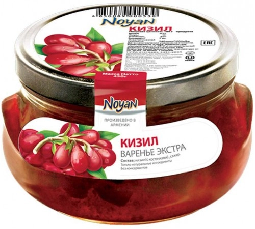 Варенье из кизила Ноян 450г Варенье из кизила Ноян 450г