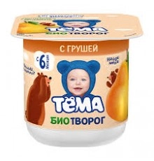 Творог Груша детский Тёма 95г 4.2%