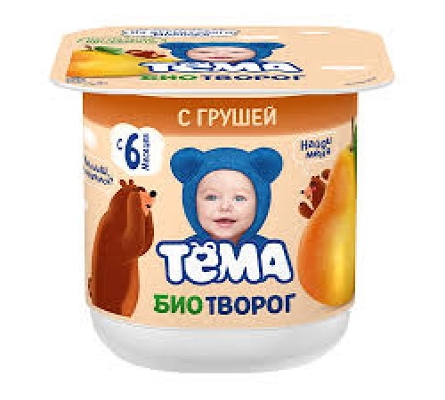 Творог Груша детский Тёма 95г 4.2% Творог Груша детский Тёма 95г 4.2%