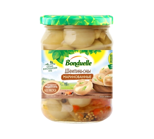 Шампиньоны маринованные Бондюэль с/б 500мл