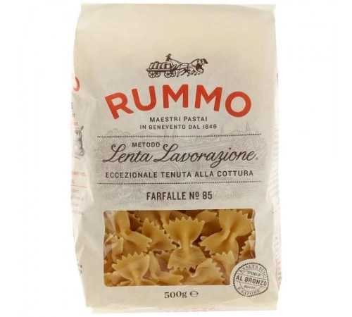 Макароны фарфалле №85 Rummo 500г Макароны фарфалле №85 Rummo 500г