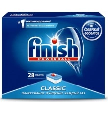 Таблетки для мытья посуды в ПМ FINISH 28 шт