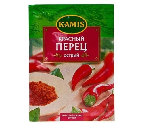Перец красный острый Kamis 20гр Перец красный острый Kamis 20гр