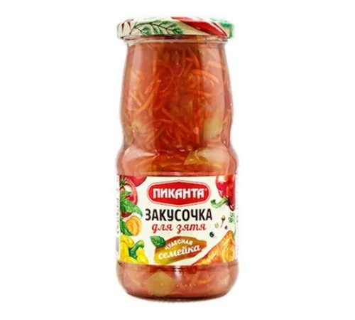 Закусочка для зятя Пиканта 470гр Закусочка для зятя Пиканта 470гр