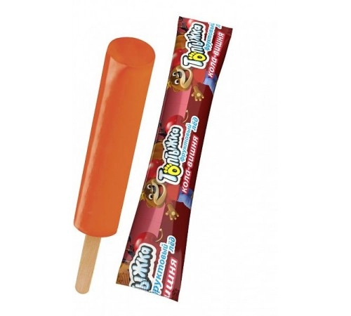 Мороженое Фруктовый лед кола-вишня Топтыжка 50 гр Мороженое Фруктовый лед кола-вишня Топтыжка 50 гр