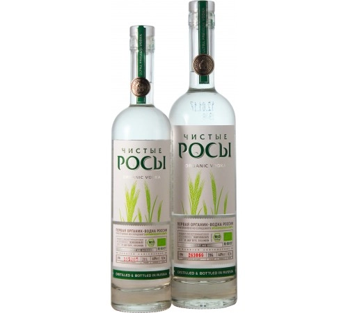 Водка Чистые Росы Органик 0,5 л. 40%