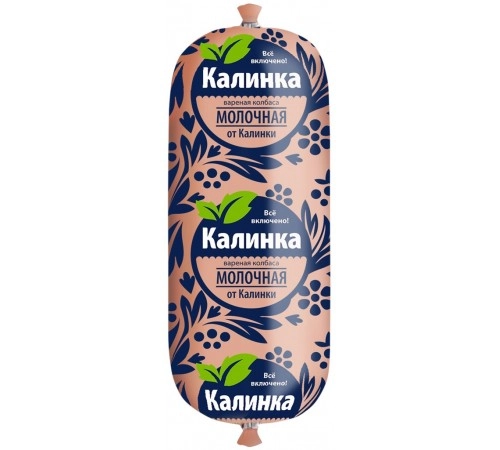 Колбаса Молочная вареная Калинка 400гр