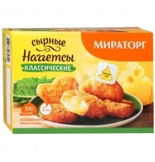 Наггетсы куриный сырные Мираторг 250гр