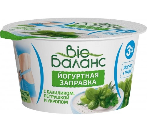 Йогуртная заправка с травами Био-Баланс 140 гр