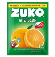 Напиток растворимый Апельсин Зуко 25 гр