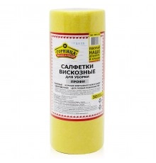 Салфетки вискозные 25*25 в рулоне Горница