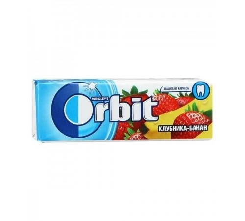 Резинка жевательная Орбит клубника-банан