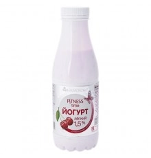 Йогурт питьевой Вишня легкий Fitness time 450 гр 1,5%