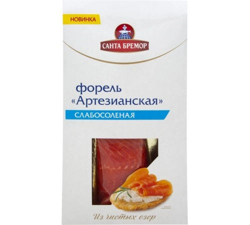 Форель Артезианская х/к Санта Бремор 150гр Форель Артезианская х/к Санта Бремор 150гр