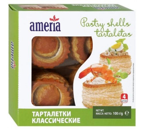 Тарталетки классические Америя 100 гр