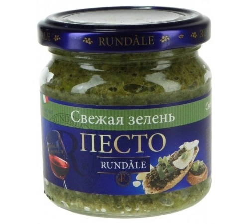 Соус Песто из свежей зелени Rundale 180г Соус Песто из свежей зелени Rundale 180г