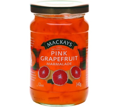 Десерт из розового грейпфрута Mackays 340г Десерт из розового грейпфрута Mackays 340г
