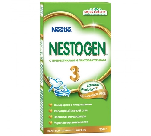 Смесь молочная Nestogen 3 c 12 месяцев Nestle 350гр Смесь молочная Nestogen 3 c 12 месяцев Nestle 350гр