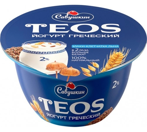 Йогурт греческий злаки TEOS 140гр