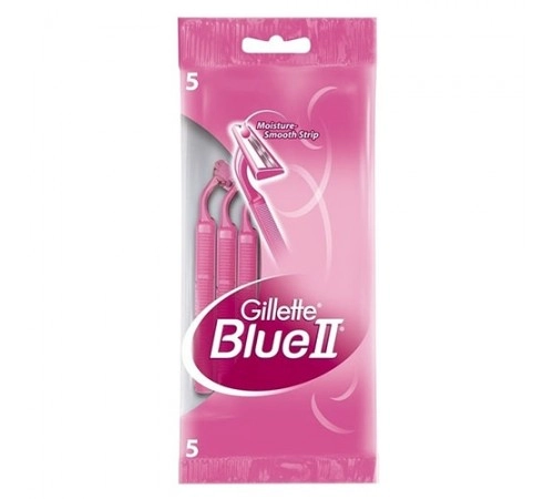 Станок для бритья женские Blue II одноразовый Gillette 5шт Станок для бритья женские Blue II одноразовый Gillette 5шт