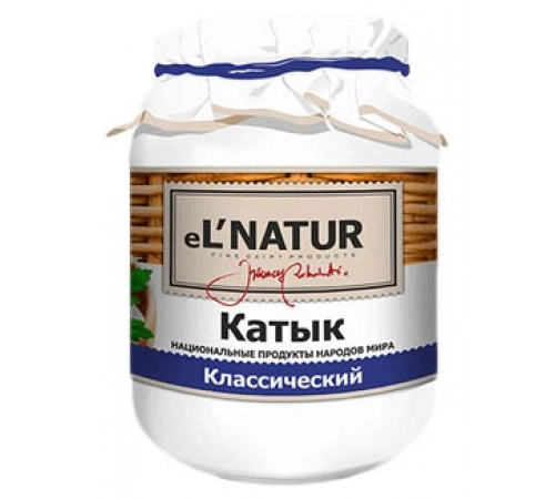 Катык eL'Natur классический 3,6% стекло 250мл Катык eL'Natur классический 3,6% стекло 250мл