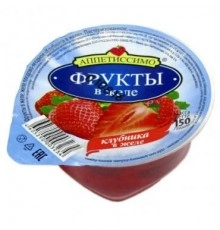 Желе Клубника фрукты в желе Аппетиссимо 150гр