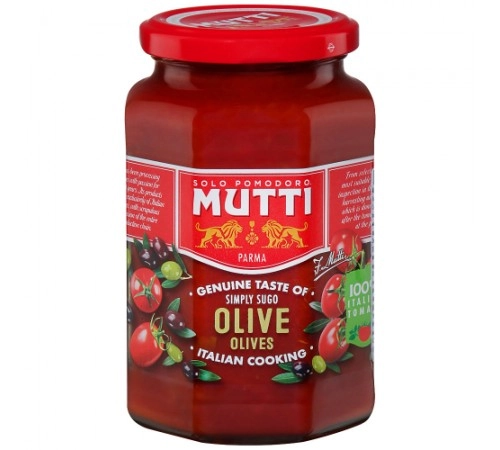 Соус томатный с оливками Mutti 400г Соус томатный с оливками Mutti 400г