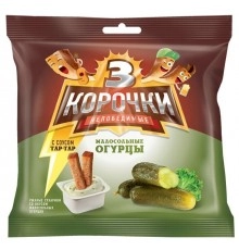 Сухарики Малосольные огурцы+соус тар тар 3 корочки 60гр
