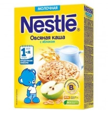 Каша овсяная молочная с яблоком NESTLE 220гр