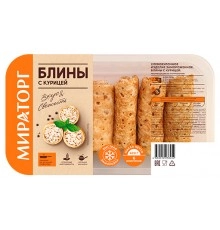 Блины с курицей замороженные Мираторг 420 гр