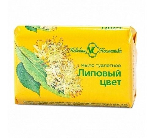 Мыло туалетное Липовый цвет Невская косметика 90г Мыло туалетное Липовый цвет Невская косметика 90г