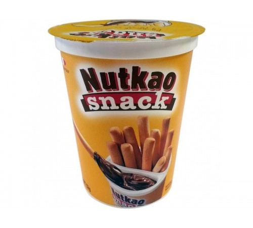Паста шоколадная с хлебными палочками Nutkao snack 52г Паста шоколадная с хлебными палочками Nutkao snack 52г