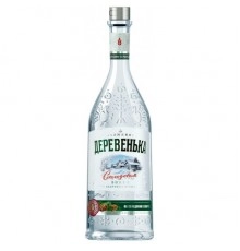 Водка Зимняя деревенька Кедровая на солодовом спирте "Альфа" 0,5 л. 40%