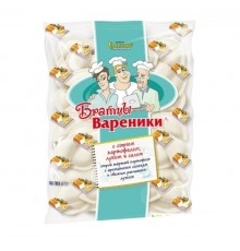 Вареники с картофелем, луком и салом Братцы Вареники 900г