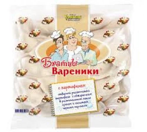 Вареники с картофелем Братцы Вареники 350г Вареники с картофелем Братцы Вареники 350г