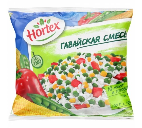 Гавайская смесь замороженная Hortex 400гр Гавайская смесь замороженная Hortex 400гр
