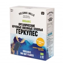 Хлопья овсяные органические Helsinki Mills 400г