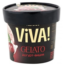 Мороженое Gelato йогурт вишня Агама 300 гр