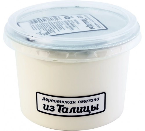 Сметана деревенская из Талицы 250 гр 20% Сметана деревенская из Талицы 250 гр 20%