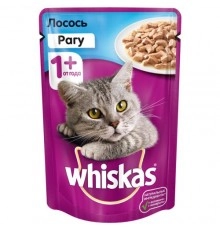 Корм для кошек Рагу с лососем Вискас 85гр