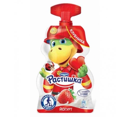 Йогурт Клубника РАСТИШКА 70гр 2,6%