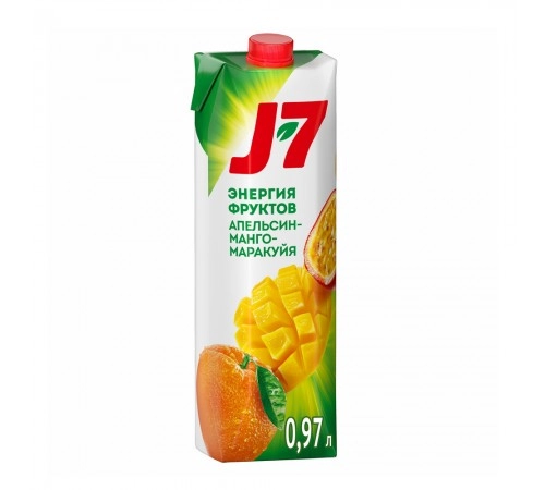 Сок Апельсин, манго, маракуйя J7 0,97л Сок Апельсин, манго, маракуйя J7 0,97л