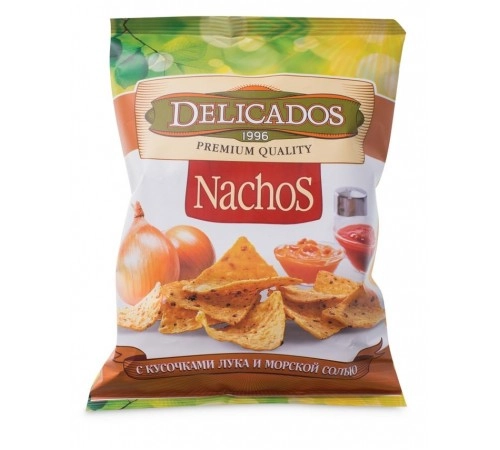 Чипсы кукурузные сметана и лук Начос 75 гр
